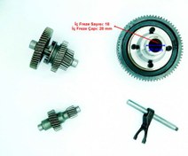 Resim E-BİS 3 TEKER YÜK ŞAN DİŞLİ SETİ VİT. 71-30-18 