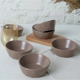 Resim Hype Store Mat Toprak Taupe Kristal Çerezlik/sosluk 12 cm 6 Adet 977 