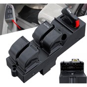 Resim DELCO HONDA CİVİC SOL DÖRTLÜ CAM AÇMA DÜĞMESİ ANAHTARI 1996--2000 