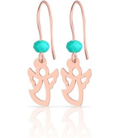 Resim Rachon 925 Ayar Gümüş Melek Küpe 