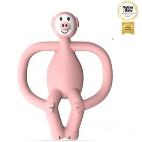 Resim Matchstick Monkey Silikon Diş Kaşıyıcı / Pickle Pig 