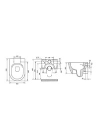Resim Rondo Rimout Kanalsız Asma Klozet Giz.mon. Turavit Diğer 