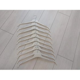 Resim ŞENPA PLASTİK BEYAZ GÖMLEK,TİŞÖRT BLUZ ASKISI 10 ADET CTP 43 