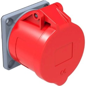 Resim Bemis BC1-3504-2413 ,4-Kutup/3p+Pe 32 Amper Düz Makina Montaj Priz 