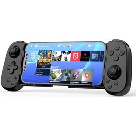Resim D6 Bluetooth Geri Çekilebilir Gamepad Çift Salon Altı Eksenli Somatosensoriyel Android / Iphone Uyumlu Switch Beyaz Siyah 