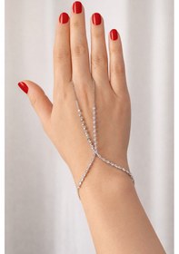 Resim Ruby Touch Işıltılı Şahmeran Bileklik Gümüş - Gri 