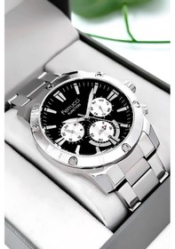 Resim Ferrucci Function Erkek Kol Saati Gümüş-siyah Çelik Kordon 3atm Suya Dayanıklı Sdfer093 Gümüş - Siyah 