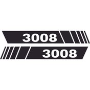 Resim Birim Matbaa PEUGOUT 3008 AYNA OTO STİCKER(21X3 CM SAĞ VE SOL OLMAK ÜZERE 2 ADET) 