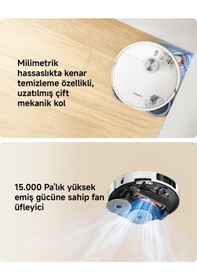 Resim Xiaomi Robot Vacuum S40 Pro 15.000 Pa Robot Süpürge 