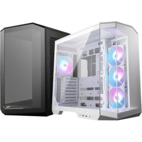 Resim Msı Mag Pano 100R Pz Temperli Cam Argb Psu Yok 3X120MM 1X120MM Fan Gamıng Bilgisayar Kasası Siyah 