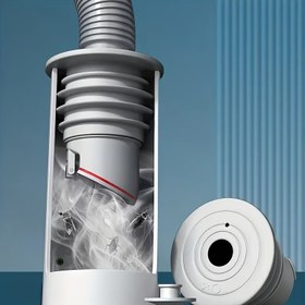 Resim 1 adet Dayanıklı Kanalizasyon Borusu Silikon Anti-Koku Sızdırmazlık Fişi, Mutfak, Banyo, Kanalizasyon, Yıkama Makinesi Drenaj Borusu, Anti-Koku, Anti-Koku. 
