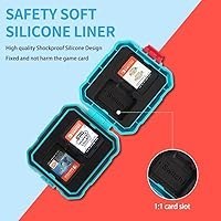 Resim LYNCA Nintendo Switch & NS NX için oyun kartı kılıfı, sert kabuk, koruyucu, darbeye dayanıklı, oyun kartı saklama, 4 Spielkartenfächer, Kart tutucu 