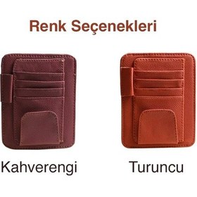 Resim Ally Araç Oto Güneşlik Organizeri Suni Deri Kart Kalem Düzenleyici- 5775 