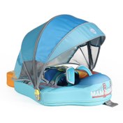 Resim Mambobaby Yüzme Simidi - Sunny Cali, Emniyetli, Gölgelikli ve Ayak Destekli 