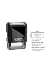 Resim Trodat 4910 - İsim-ünvan Kaşesi Siyah N11.2581 