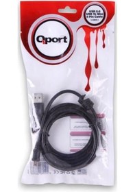 Resim Qport Q-Usbkm1.5 1 5M 5Pin Kamera---Usb2.0 Şarj 