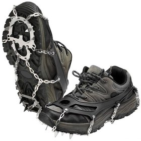 Resim Jeemson "18 Dişli Buz Kramponu - Kaymayı Önleyen, Hafif Ve Dayanıklı" 18 Dişli Buz Kramponu - Kaymayı Önleyen, Hafif Ve Dayanıklı Siyah 