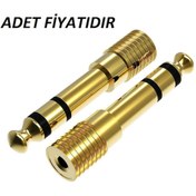 Resim Zirveelektronik 3.5 Mm - 6.3 Mm Aux Stereo Çevirici Dişi Erkek Jak Çevirici Jak D 