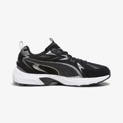 Resim Puma 393489 01 Milenio Tech Suede Siyah-gümüş-k.gri Erkek Spor Ay Siyah 