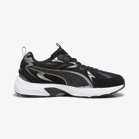 Resim Puma 393489 01 Milenio Tech Suede Siyah-gümüş-k.gri Erkek Spor Ay Siyah 
