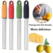 Resim 1parça Premium Paslanmaz Çelik Peynir Rendesi Ergonomik Tutamak ile - İnce Rendeleme için Mükemmel, Mutfak Aleti Peynir ve Sebzeler için 