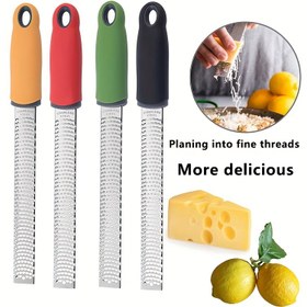 Resim 1parça Premium Paslanmaz Çelik Peynir Rendesi Ergonomik Tutamak ile - İnce Rendeleme için Mükemmel, Mutfak Aleti Peynir ve Sebzeler için 