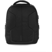 Resim RV Roncato Unisex Laptop Çantası 41722001-01 Roncato Surface Backpack Wıth 14" Laptop Holder Nero 