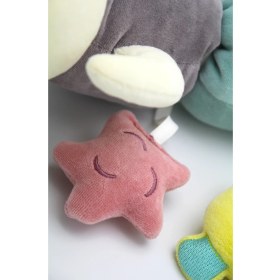 Resim Babyjem Uyku Arkadaşı Oyuncaklı Tırtıl - Pembe 
