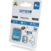 Resim Simex SH-101 Data Safety Micro SD 4GB Hafıza Kartı 