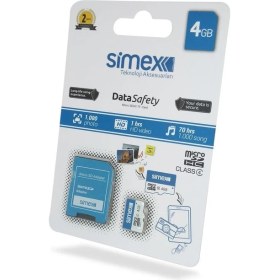 Resim Simex SH-101 Data Safety Micro SD 4GB Hafıza Kartı 