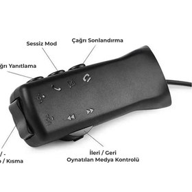 Resim MYWAYY Universal Direksiyon Kumandası - 7 Fonksiyonlu Genel Kullanım Tüm Araçlarla Uyumlu 