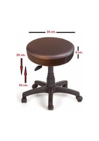 Resim Depolife Silinebilir Deri Döşeme Konforlu Ofis Büro Bilgiyayar Taburesi Te (299972296) 