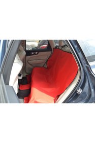 Resim AboutThePerfect Kırmızı Yumuşak Yatak, Araç Arka Koltuk İçin, Konforlu ve Şık Tasarım 