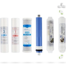 Resim Mil Su Açık Kasa Su Arıtma Cihazı 10'Lu Membran Seçeneği Set 