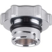 Resim Pazly Yağ Kapağı Kütük Alüminyum Kapak Camaro Corvette İçin Gümüş Renk 