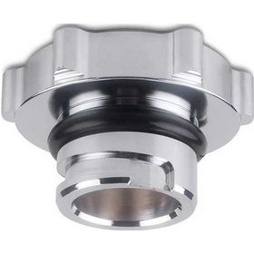 Resim Pazly Yağ Kapağı Kütük Alüminyum Kapak Camaro Corvette İçin Gümüş Renk 