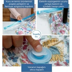 Resim Mcreative Co. Vakumlu Hurç Poşet Setleri 5 Parça 50X70-2, 60X80-2, 80X100-1 