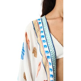 Resim Penti Renkli Santorini Kimono 
