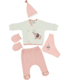Resim YEKA BEBE Kız Bebek Hastane Çıkışı 5 Li Zıbın 
