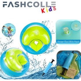 Resim Fashcolle Yuvarlak Yüzme Yardımcısı Şişme Deniz Kolluğu L 4 - 14 Yaş Çok Renkli 