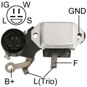 Resim Mobiletron 12v Kömürlü Konjektör Hıtachı Tipi (4 FİŞ) (IG-W-S-L) Opel Astra/corsa/vectra Dizel 