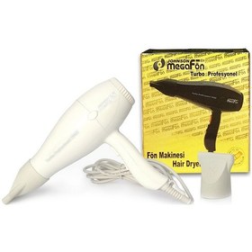 Resim Johnson MegaFön 2400 W Profesyonel Turbo Kuaför Tipi Fön Makinesi 