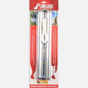 Resim Pakas PKS 01-Z 50 cm Çek As Alüminyum Çamaşır Kurutmalık Beyaz 