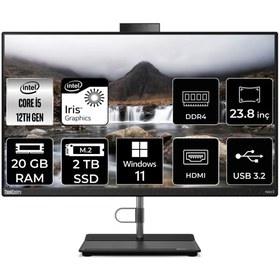 Resim LENOVO THİNKCENTRE NEO 30A İ5 1235U 20GB RAM 2TB SSD 23.8" FHD 