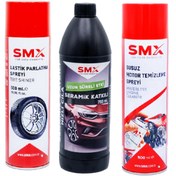 Resim SMX Susuz Motor Temizleme Spreyi / Lastik Parlatıcı / Seramik Cila / Hızlı Cila / Pratik Cila 