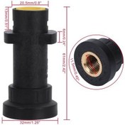 Resim Karcher Uyumlu K Serisi İçin Basınçlı Yıkama Adaptörü Konnektörü Bayonet 1/4 Bsp Köpürtücü 