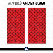 Resim Nasa Reklam Araç Kapı Direği Kaplama Folyosu 2'li Set 50x25 cm M12 