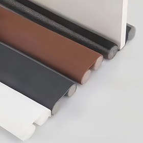 Resim 1pc Rüzgar Geçirmez Kapı Bariyeri - Yüksek Dirençli Kauçuk ve Kumaş Conta, Ses Yalıtımlı, Enerji Verimli, Su Geçirmez Kapı Durdurucu - Beyaz, Siyah, Gri, Koyu Kahverengi Renklerinde Mevcut 