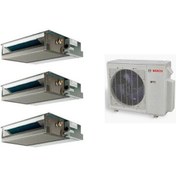 Resim Bosch Multi Kanallı İnverter Klima 28000 Btu 1 Dış + 3 İç Ünite 12000 + 12000 + 12000 Btu Bosch