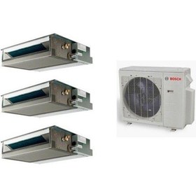 Resim Bosch Multi Kanallı İnverter Klima 28000 Btu 1 Dış + 3 İç Ünite 12000 + 12000 + 12000 Btu 